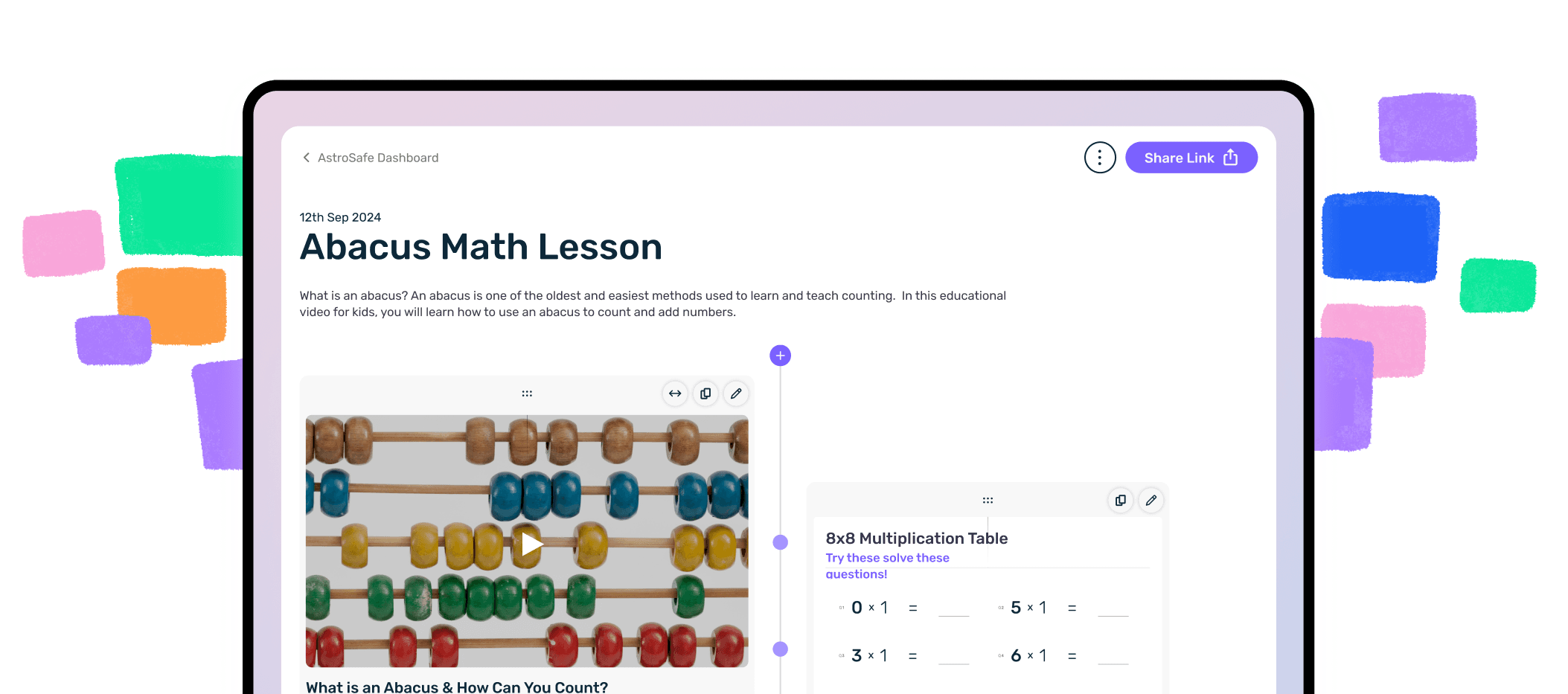 AstroSafe featured lessons