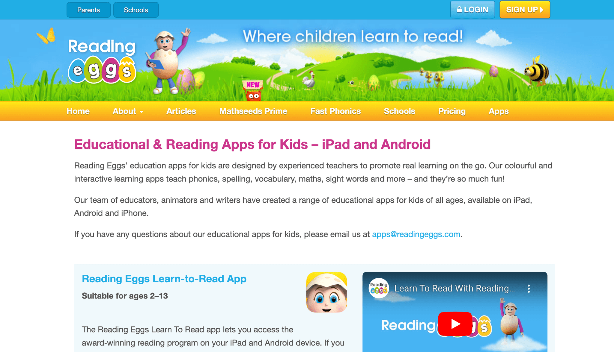 Reading Eggs screenshot